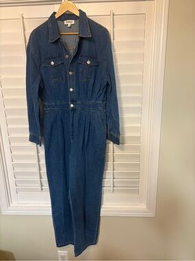 &merci Denim Jumpsuit Size Large